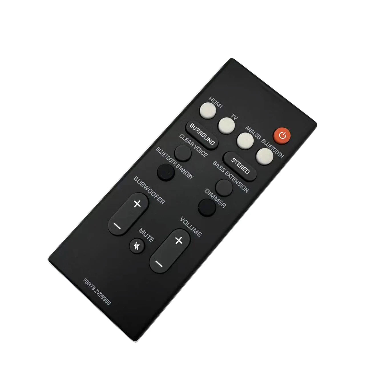 Yamaha FSR78 Replacement Remote Control for YAS and ATS Series Sound Bar Audio Systems