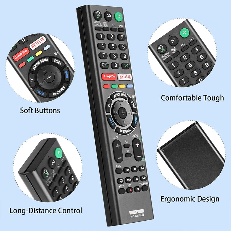 RMT-TZ300A Replacement Remote Control for XBR-49X800C XBR-55X810C XBR-65X810C Sony Smart TV