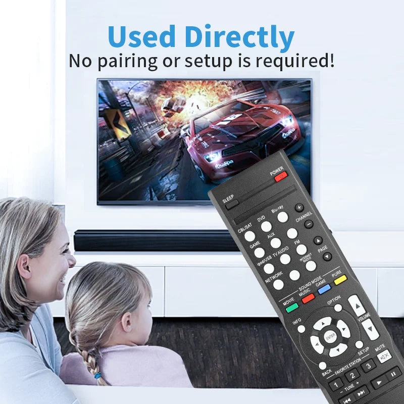 RC-1169 Replacement Remote Control for AVR-1613 AVR-1713 Denon AV Receiver Home Theatre System