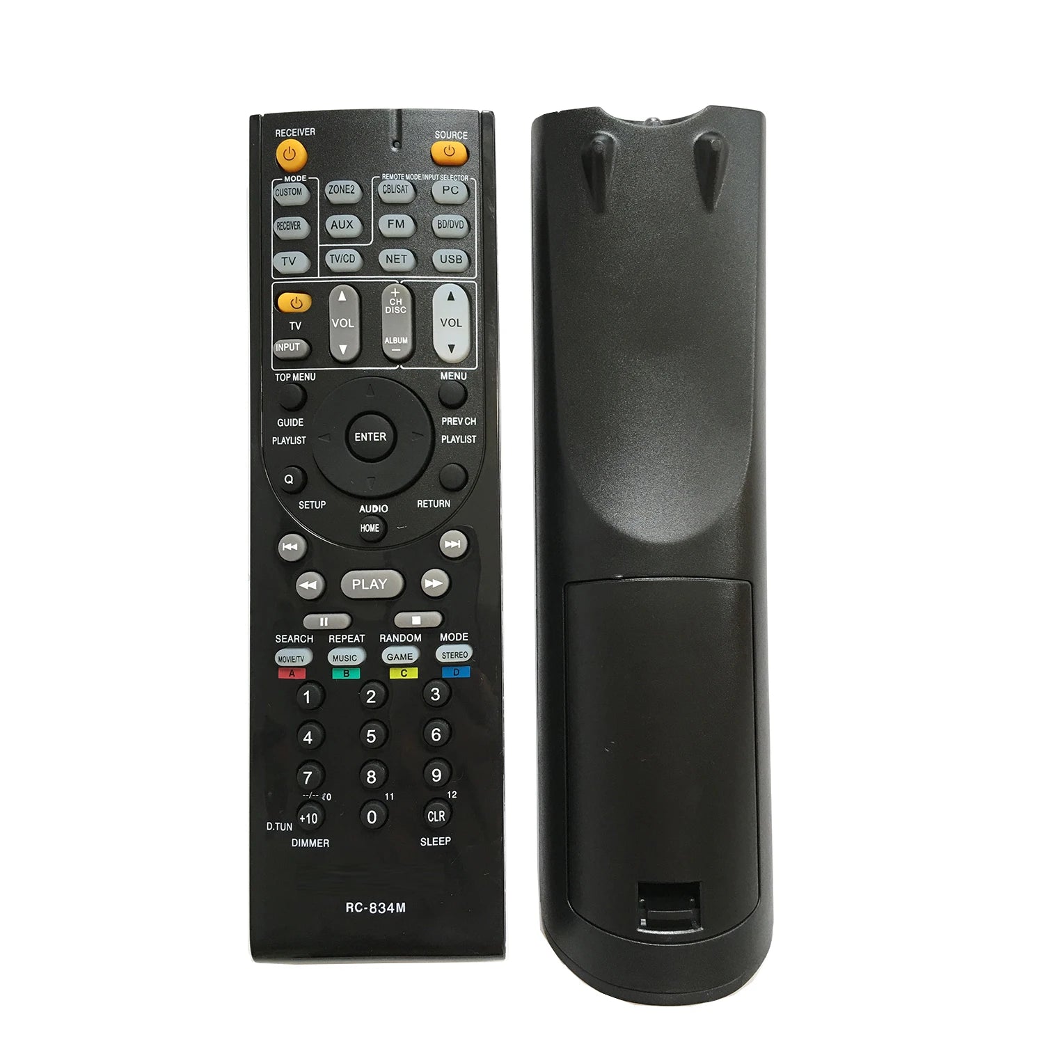 Onkyo RC-834M Replacement Remote Control for Audio/Video Receiver Systems