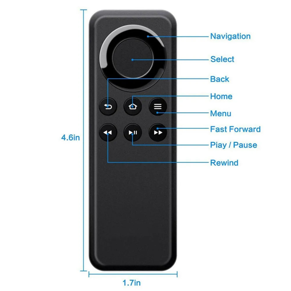 CV98LM Bluetooth Replacement Remote Control for Fire TV Stick Streaming Media Player