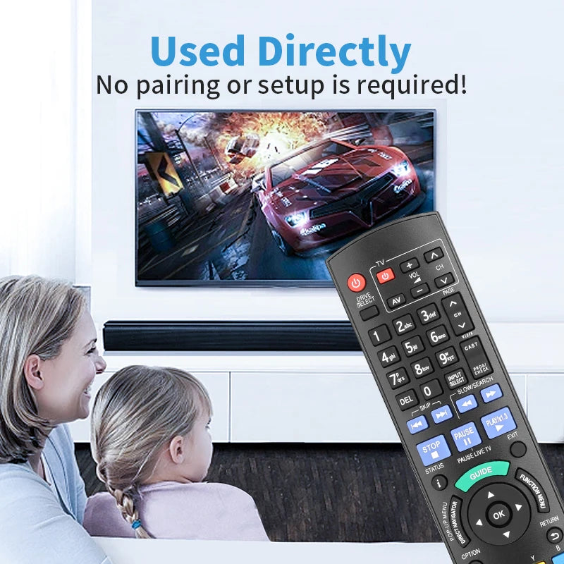N2QAYB001076 Replacement Remote for DMR-BWT760 DMRBWT760 DMR-BWT760GN Panasonic Blu-ray DVD Recorder
