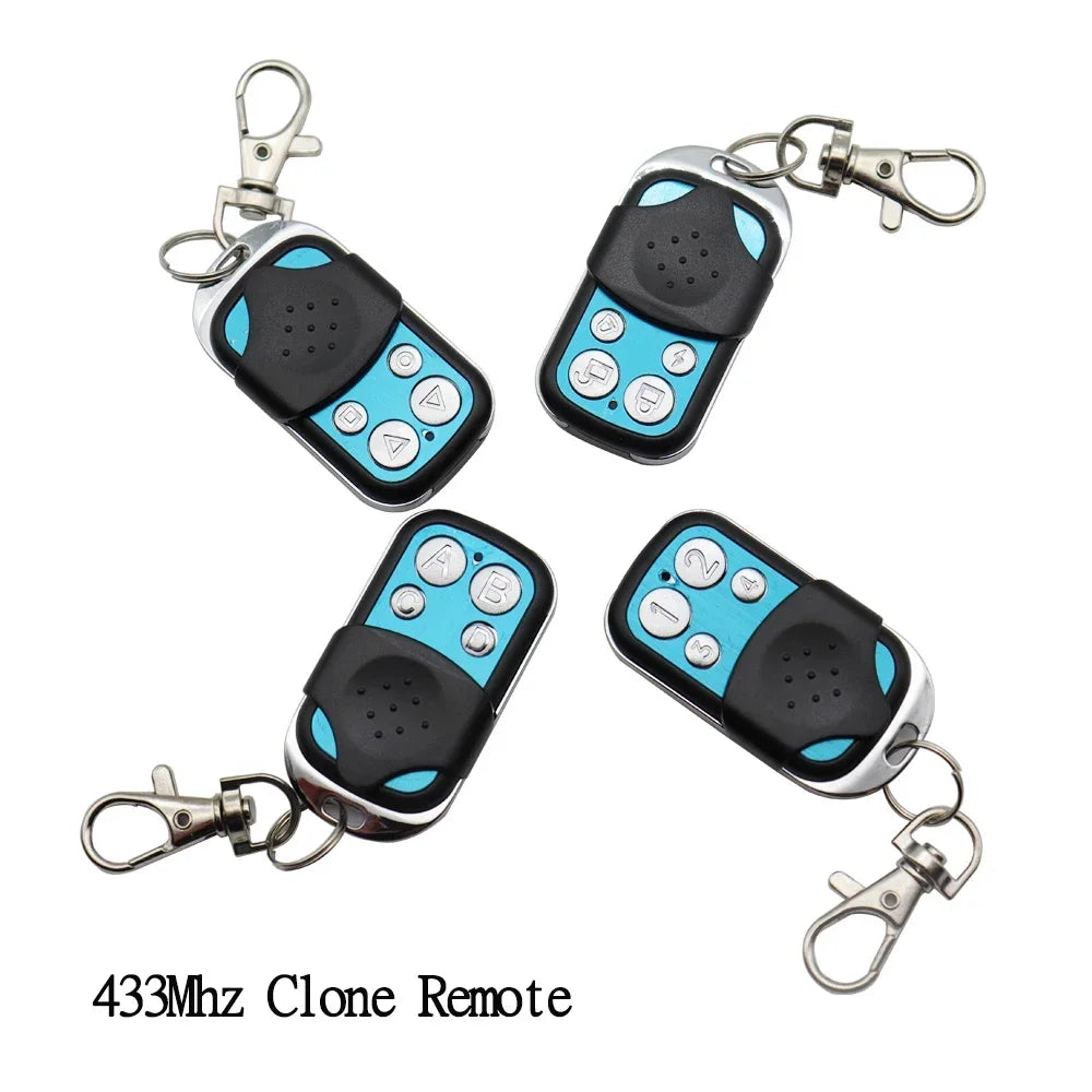 4-Button 433.92MHz Garage Door & Gate Remote Control Duplicator – Universal Cloning Key Fob