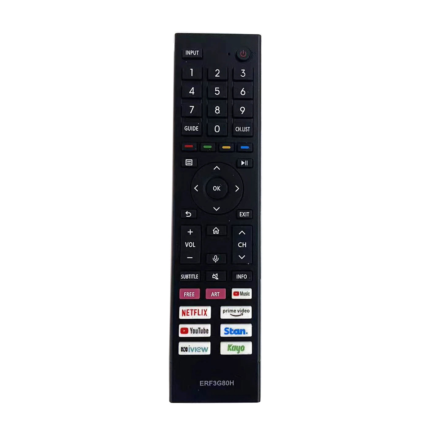 Hisense ERF3 Series Replacement Remote Control for 4K Ultra HD Smart Televisions (No Voice)