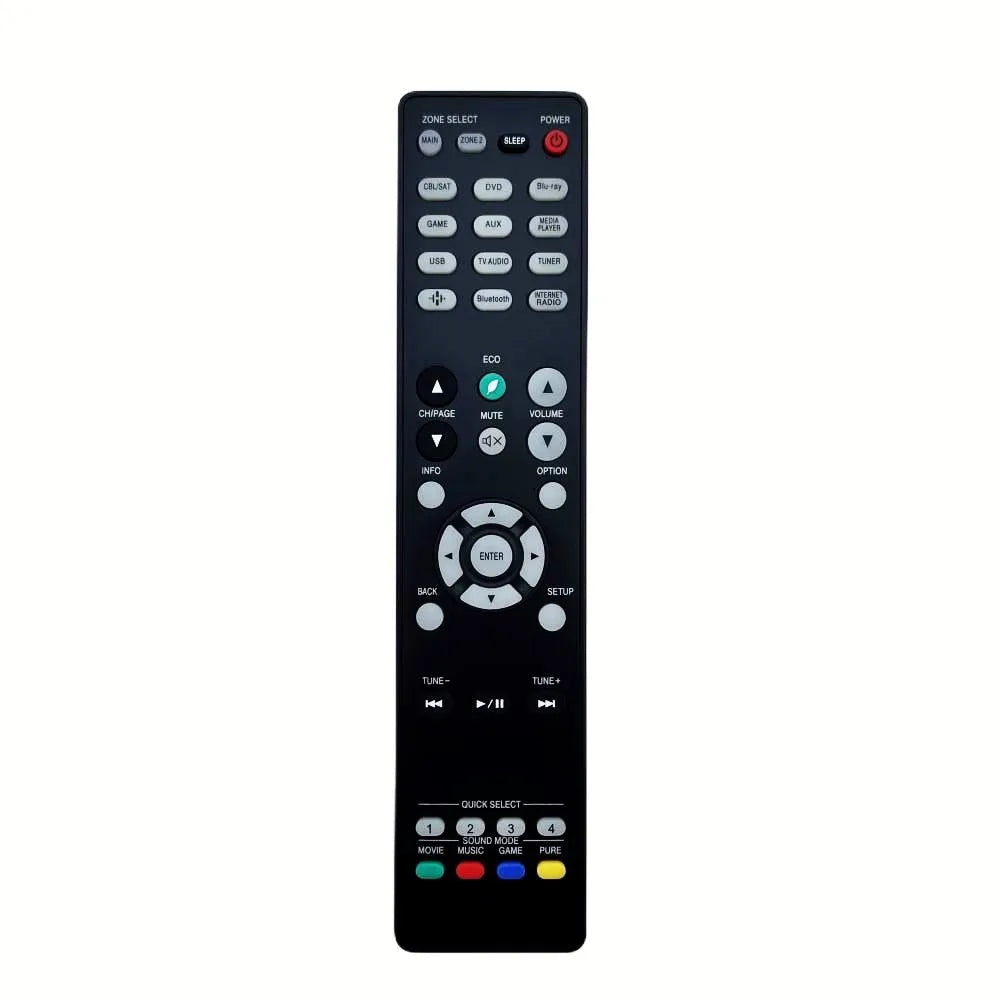 Replacement Remote Control for Denon AV Receiver Systems Compatible with AVR and AVR-X Series Models