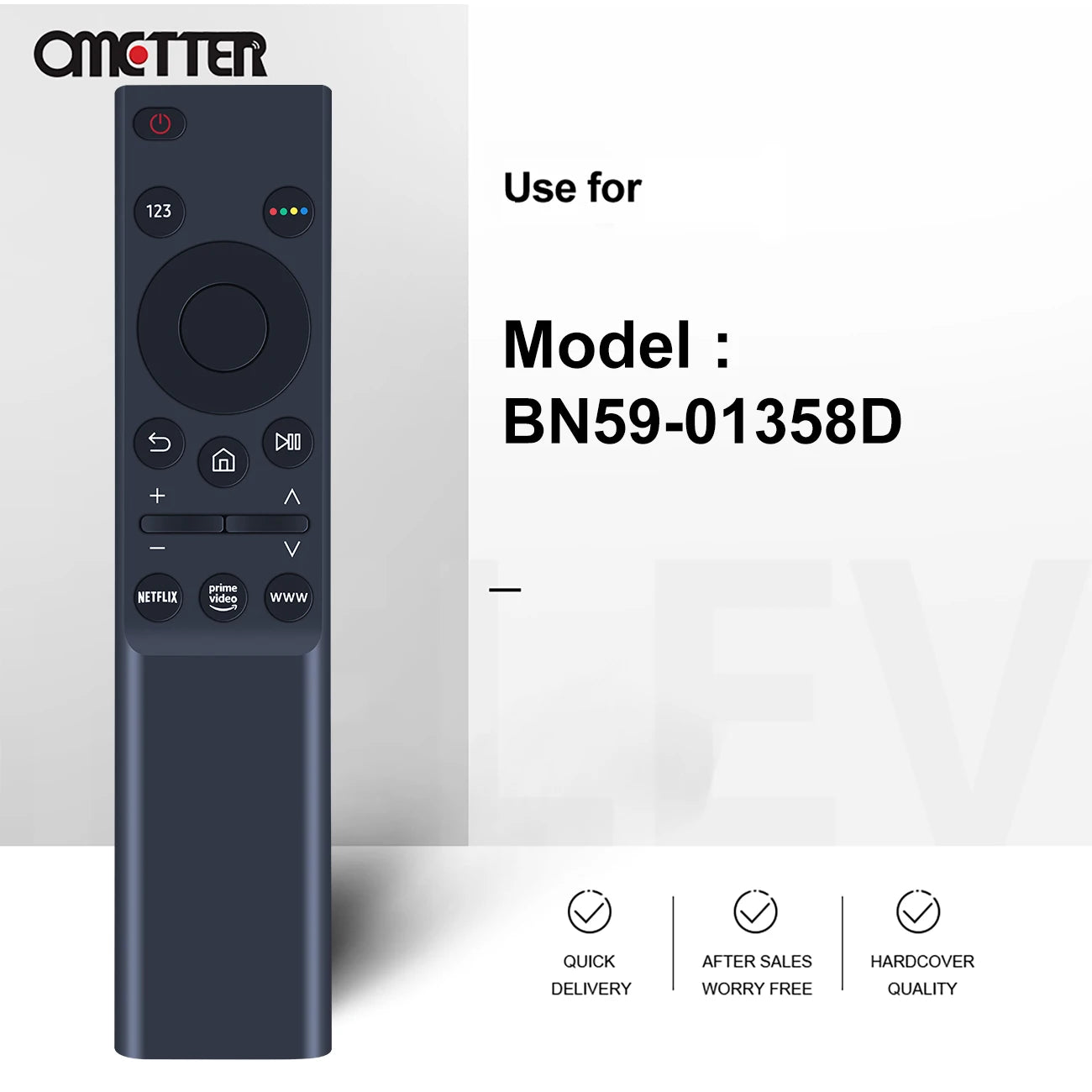 BN59-01358D BN59-01357A Samsung 2021 Smart TV Remote Control for UE43AU7100U QN85Q70AAGXZS