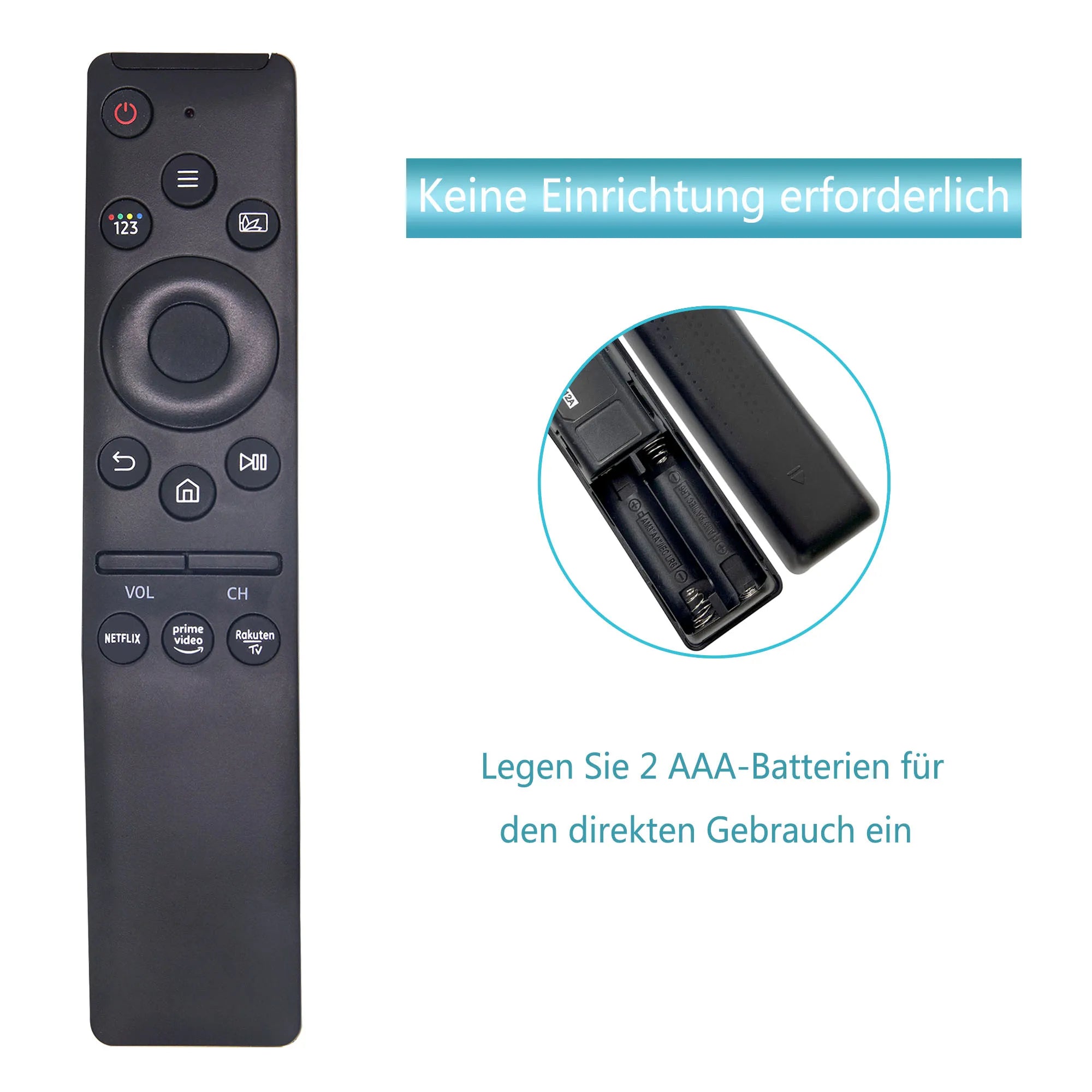 Universal Replacement Remote Control for Smart TVs BN59-01312A Compatible with LED QLED UHD 4K TVs