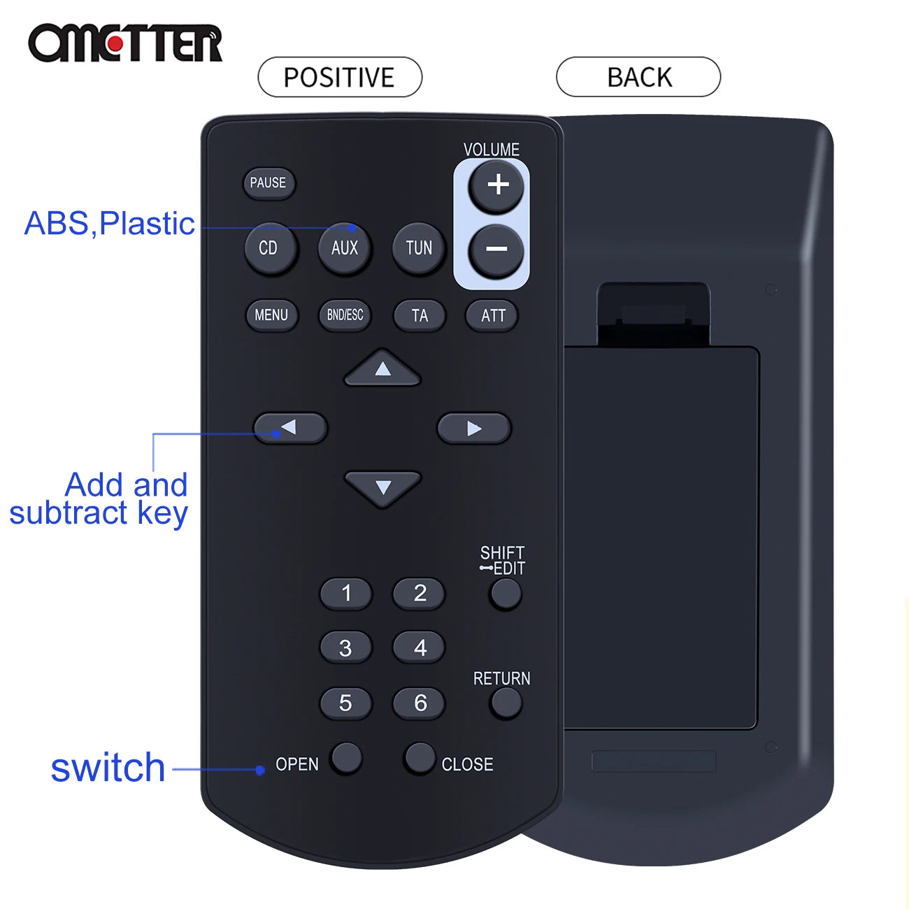 CXX7763 Remote Control for Pioneer Car Audio DEX-P01 RS-D7X RS-D7XⅡ Systems