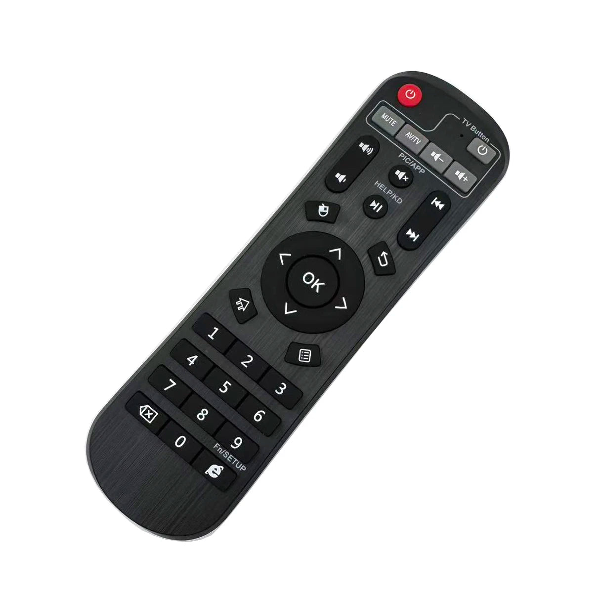 Universal IR Replacement Remote Control for Android TV Box EV SVI LONG Series Media Players