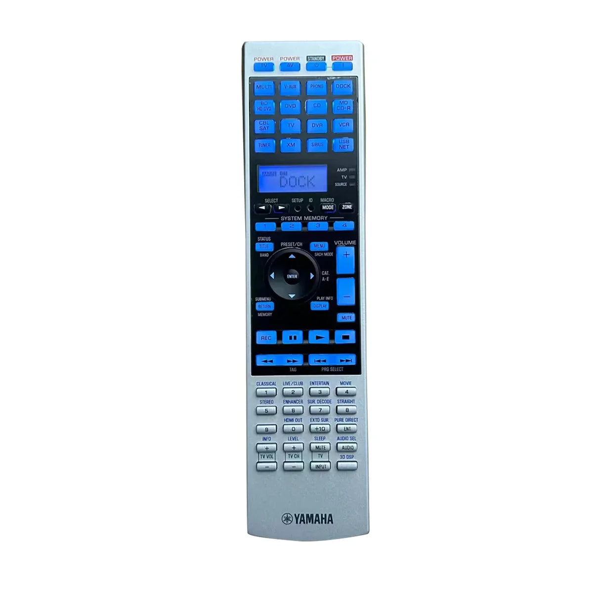 Original Remote Control for YAMAHA RAV386, RAV385, RAV388, RAV389 AV Receiver – No Setup Required