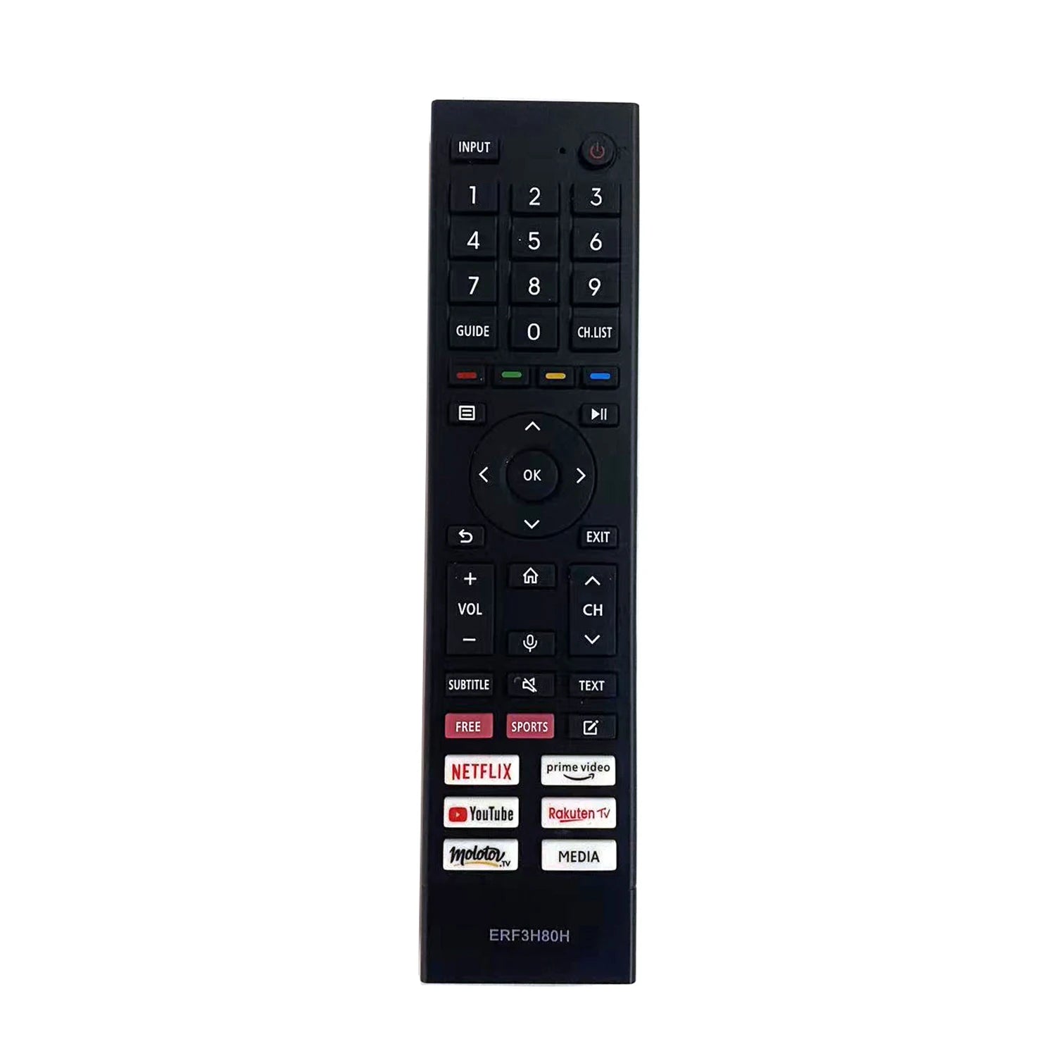 Hisense ERF3 Series Replacement Remote Control for 4K Ultra HD Smart Televisions (No Voice)