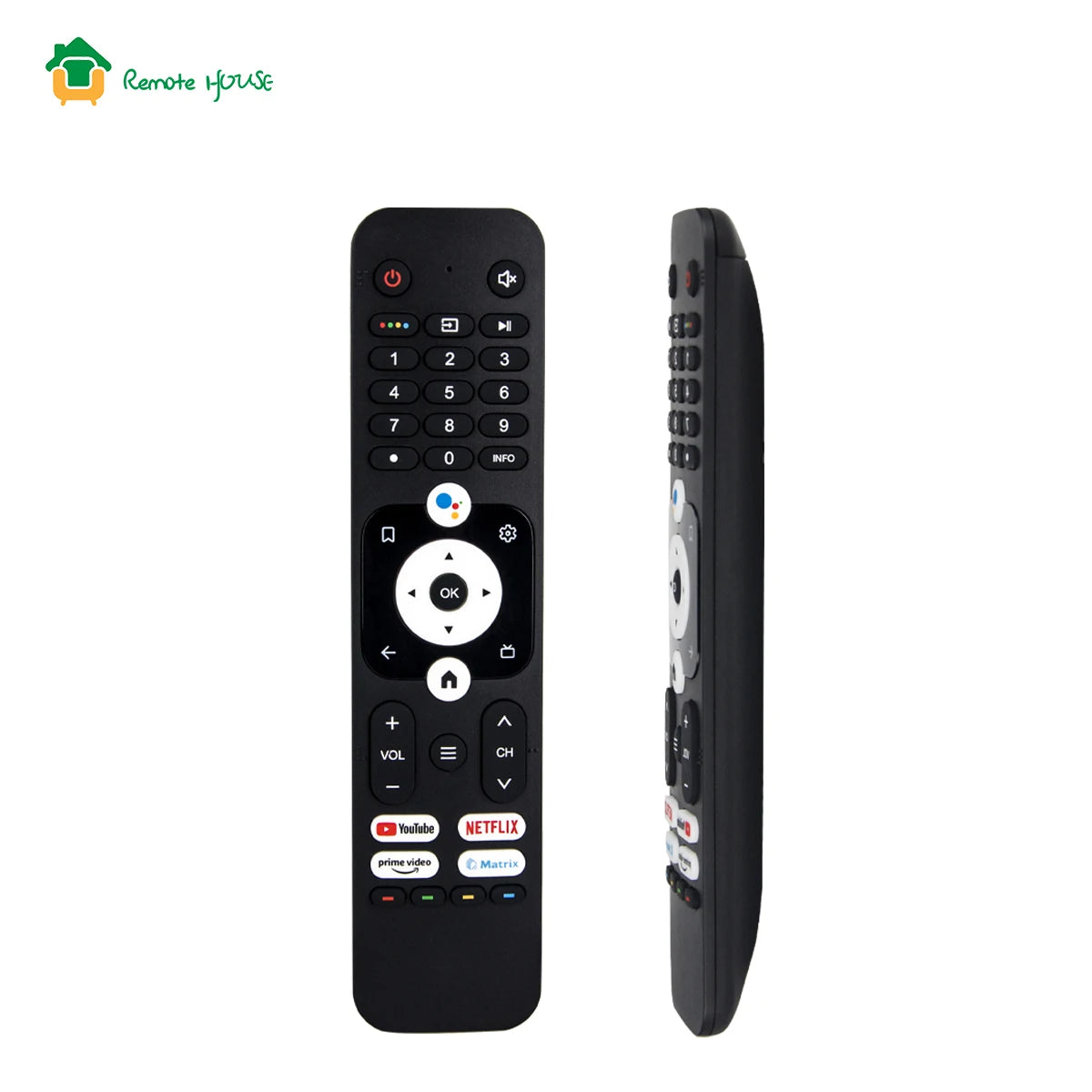 Voice Remote Control Replacement RM-L1797 Compatible with H43K66UG Plus and H50K66UG Smart TV Models