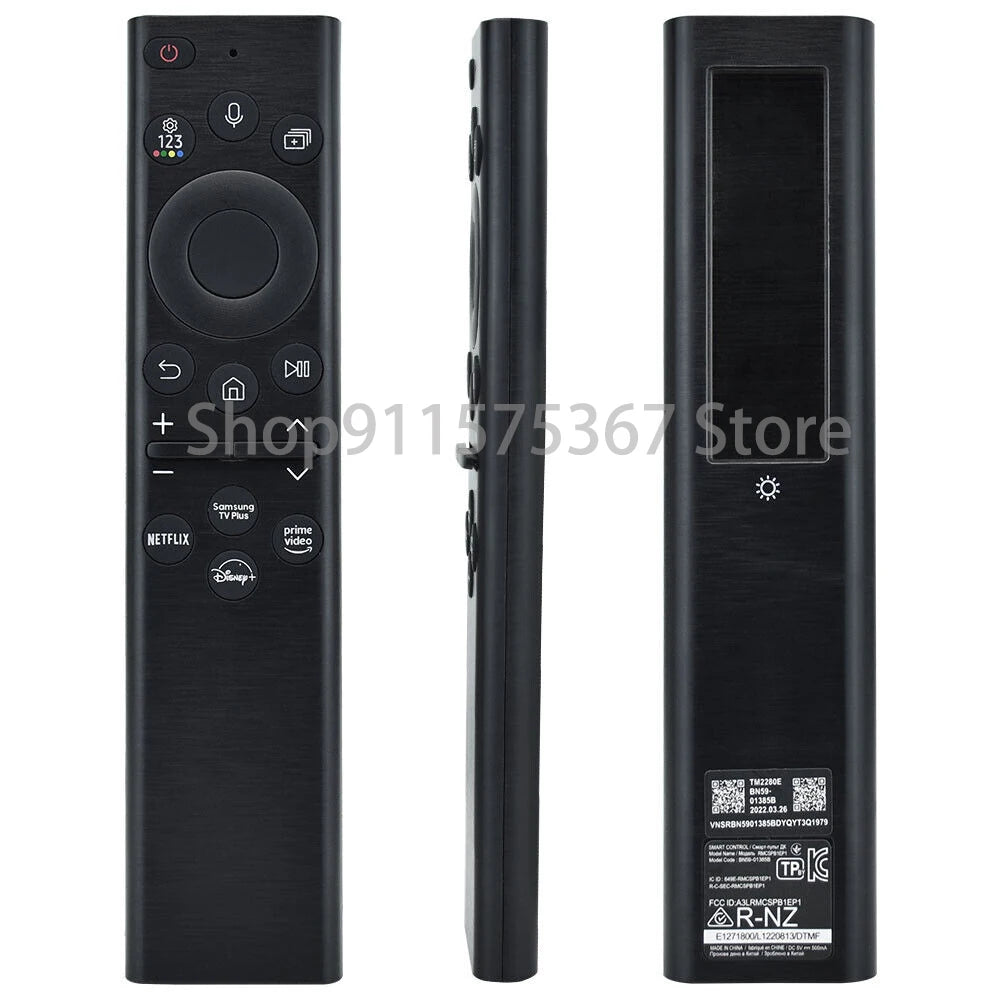 BN59-01385B Solar Voice Remote Control for Samsung QLED QN55QN90BD UE55AU8070 QA55QN85BA