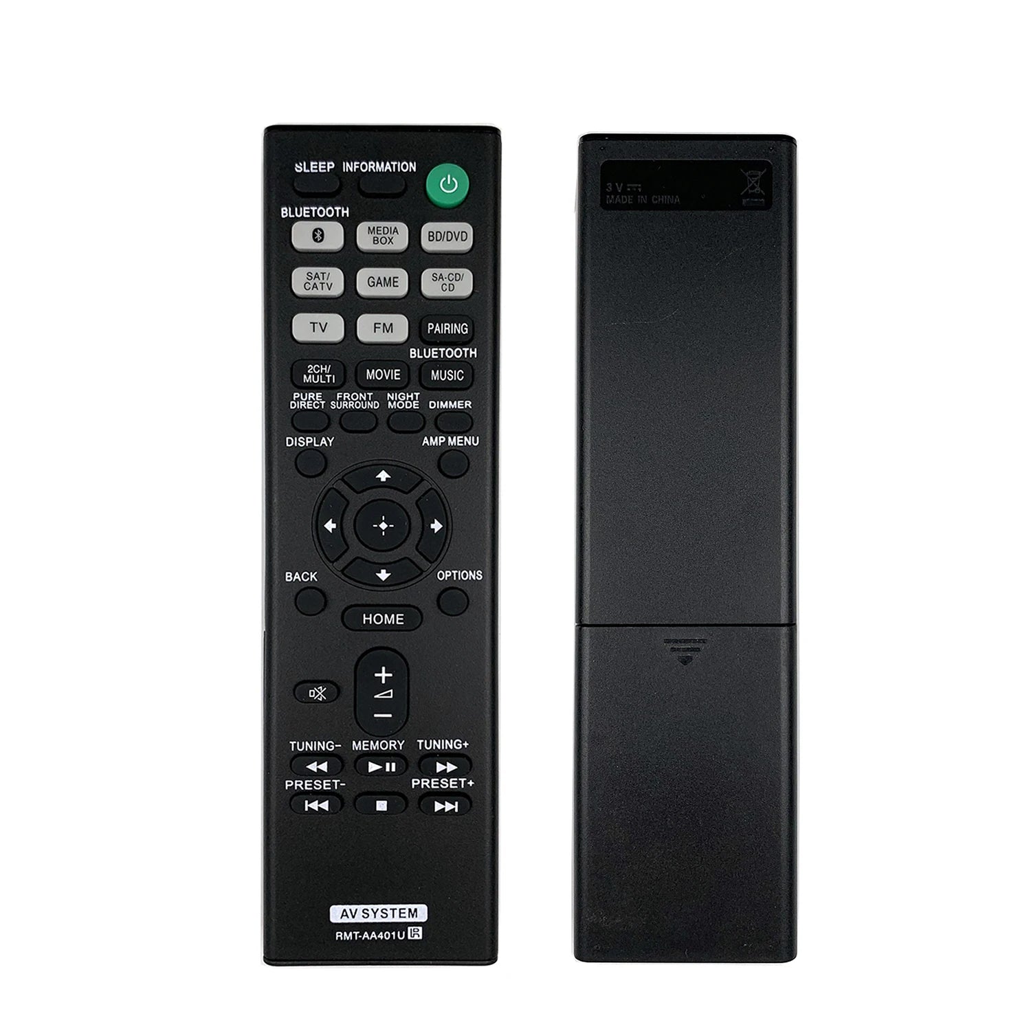 Sony RMT-AA401U Replacement Remote Control for STR-DH Series AV Receivers