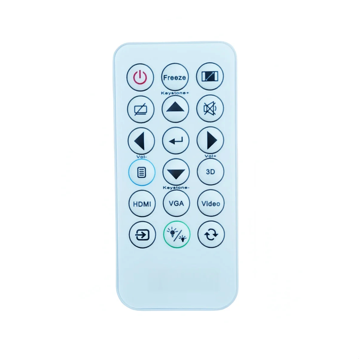 Replacement Remote Control for Optoma Projector Models Compatible with OAS, OSF, OSS, W, X and S Series