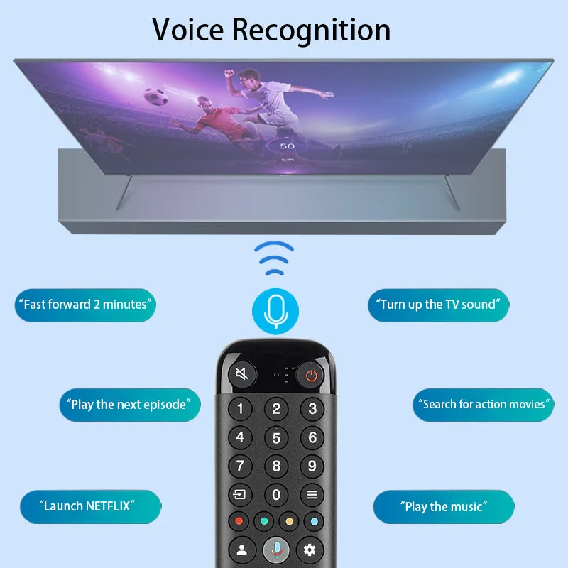 RC833 GUB1 Voice Remote Control for 50C643 50C645 55C745 65C745 75C845 TCL Smart TV