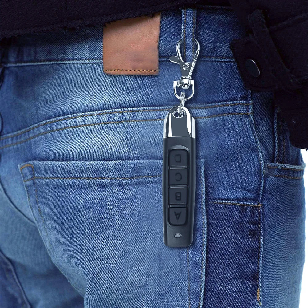 433MHz Wireless Remote Control Cloning Duplicator – Keychain RF Transmitter for Garage and Gate