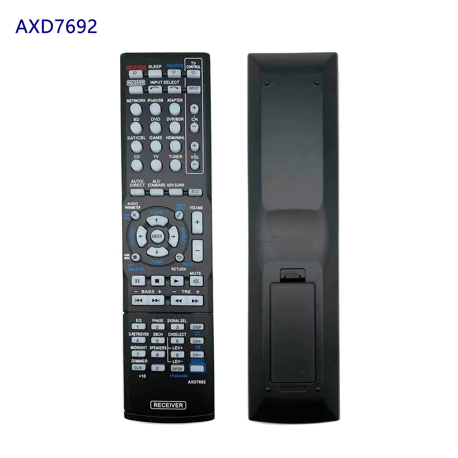 Pioneer AXD7692 Replacement Remote Control for VSX Series AV Receivers
