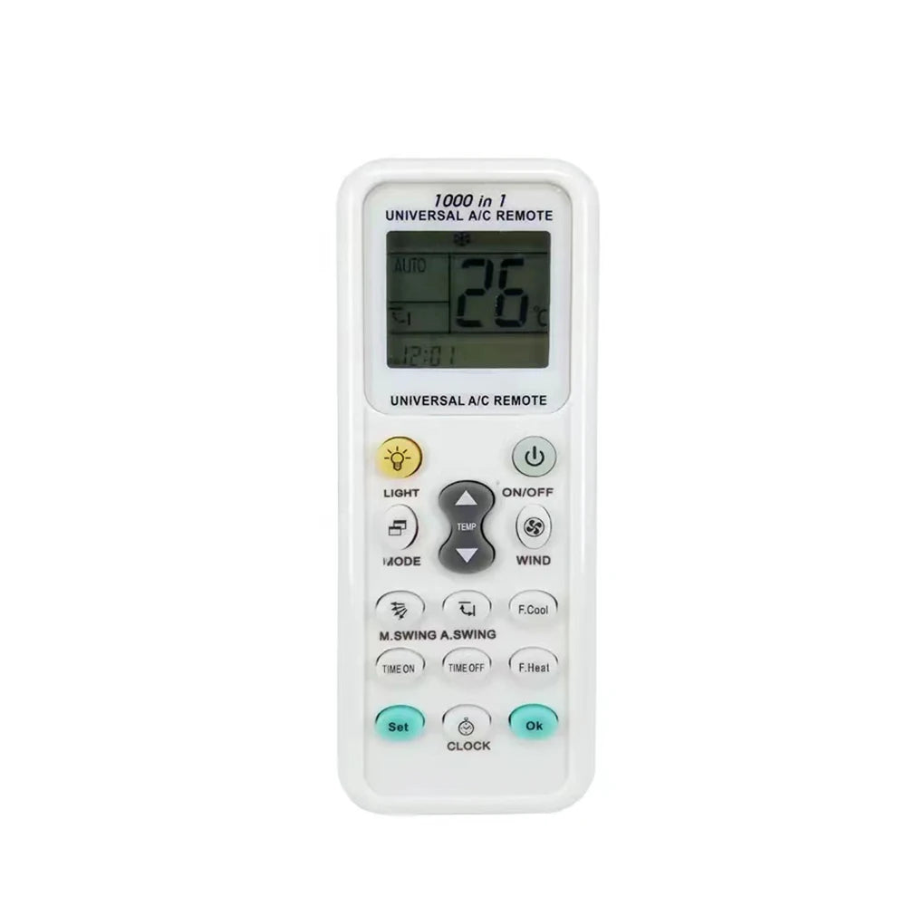 Universal K-1028V AC Remote Control Digital LCD for AUX Daikin Chigo Hisense Mitsubishi York Air Conditioners
