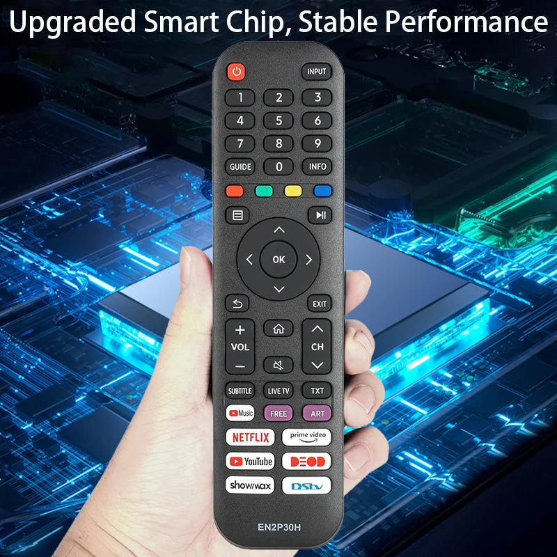 EN2P30H Replacement Remote for 43H6G 50H6G 55Q7F 65H6G 65A60G Hisense QLED 4K Smart TV