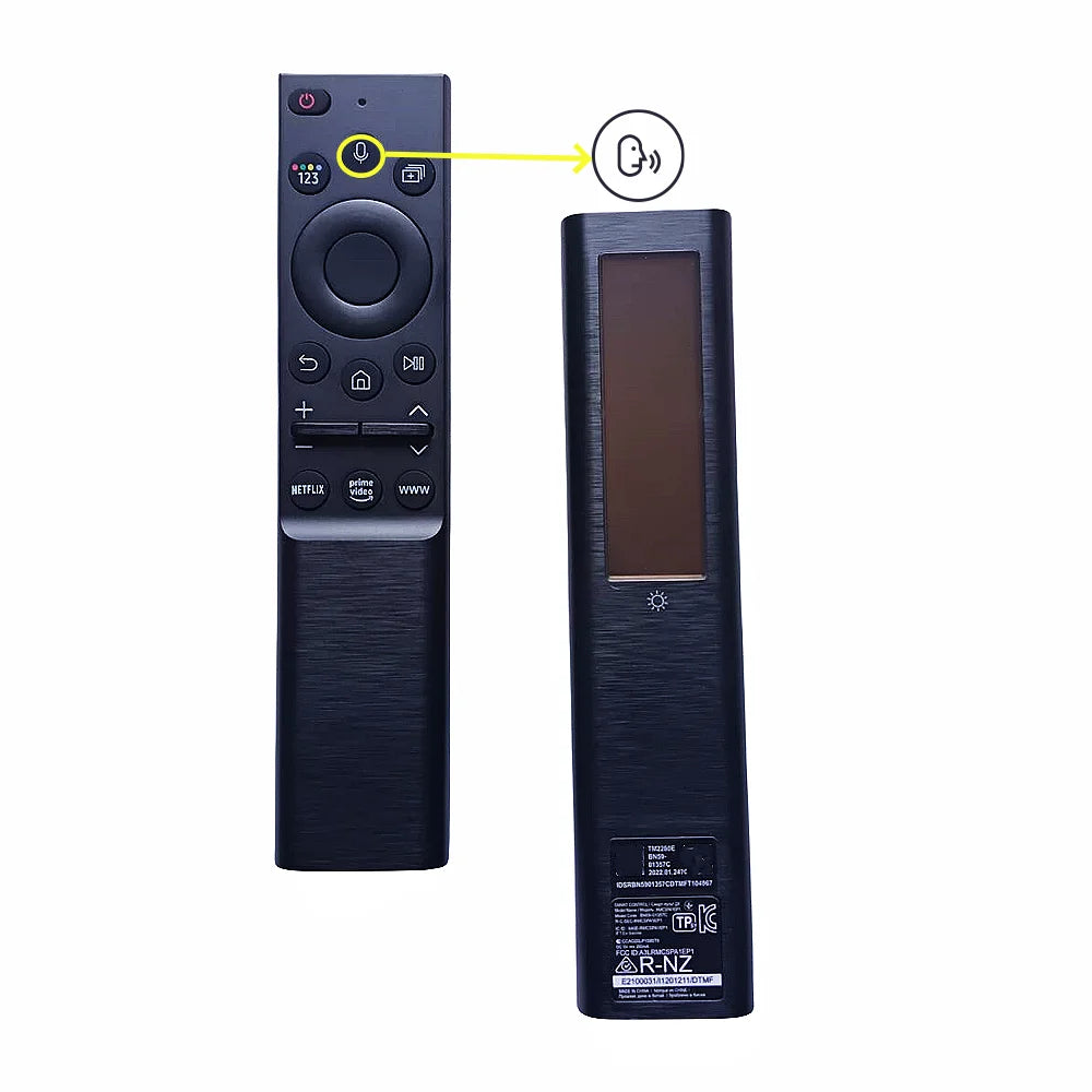 BN59-01312B BN59-01312F Solar Voice Remote Control for Samsung Smart TV Replacement