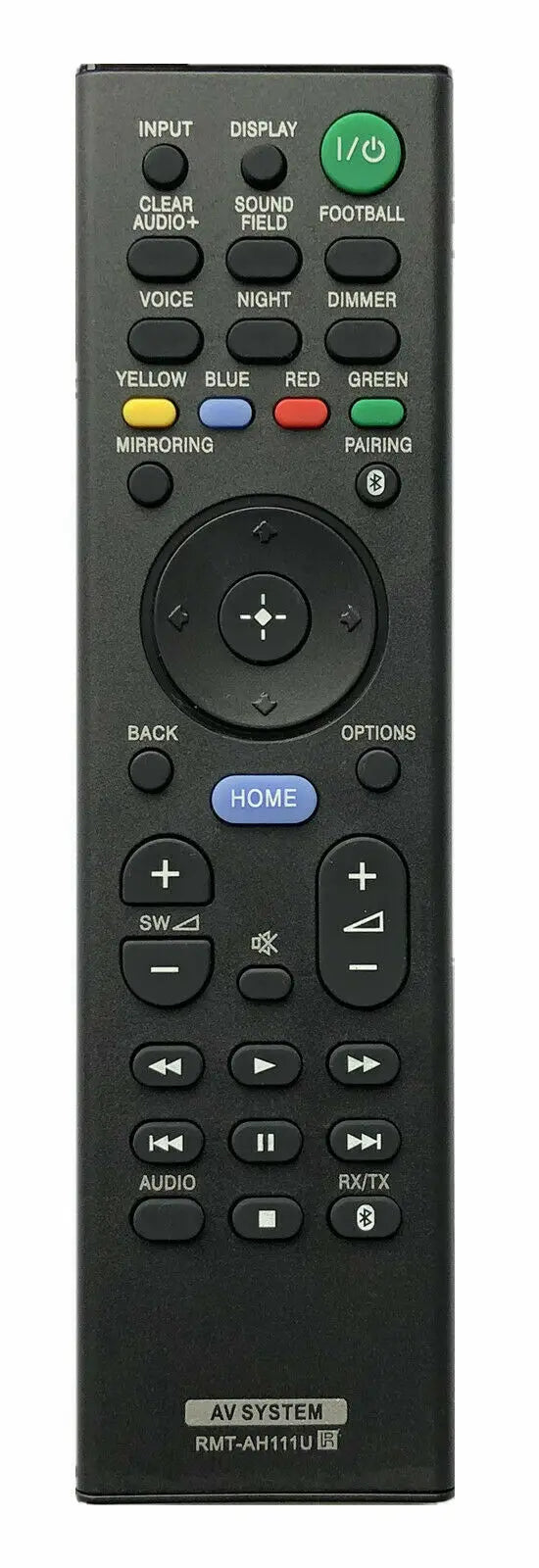 RMT-AH111U Replacement Remote Control for RMT-AH240U HT-NT5 SA-NT5 HT-CT800 Soundbar System