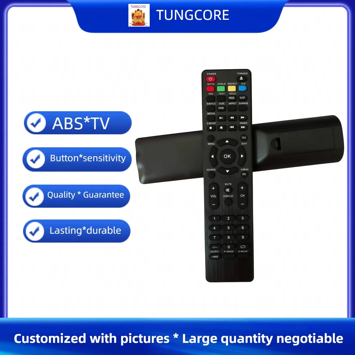 Replacement Remote Control for Schneider Smart LED LCD HDTV Models