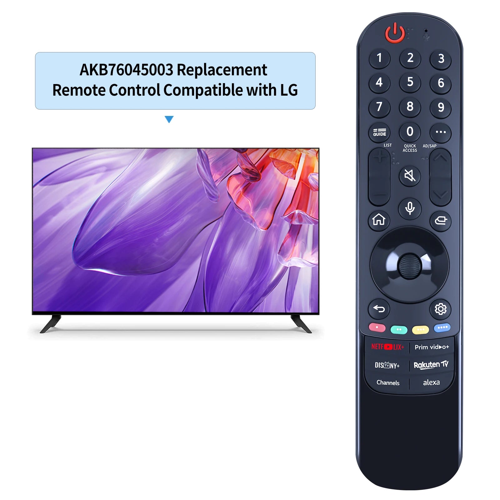 MR24GA AKB76045003 Voice Magic Remote for LG 4K Smart OLED TV Pointer Control