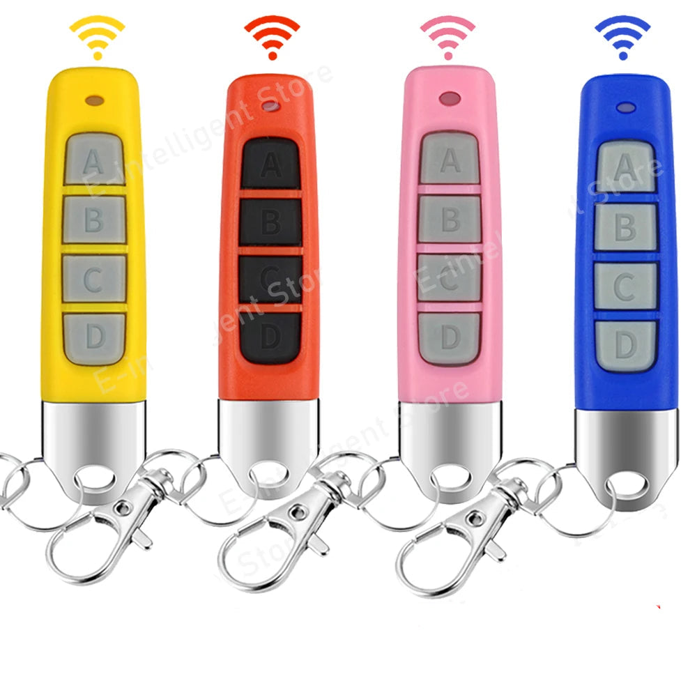4-Button 433MHz Wireless Remote Control Duplicator – Learning, Fixed & Limited Rolling Code Cloner