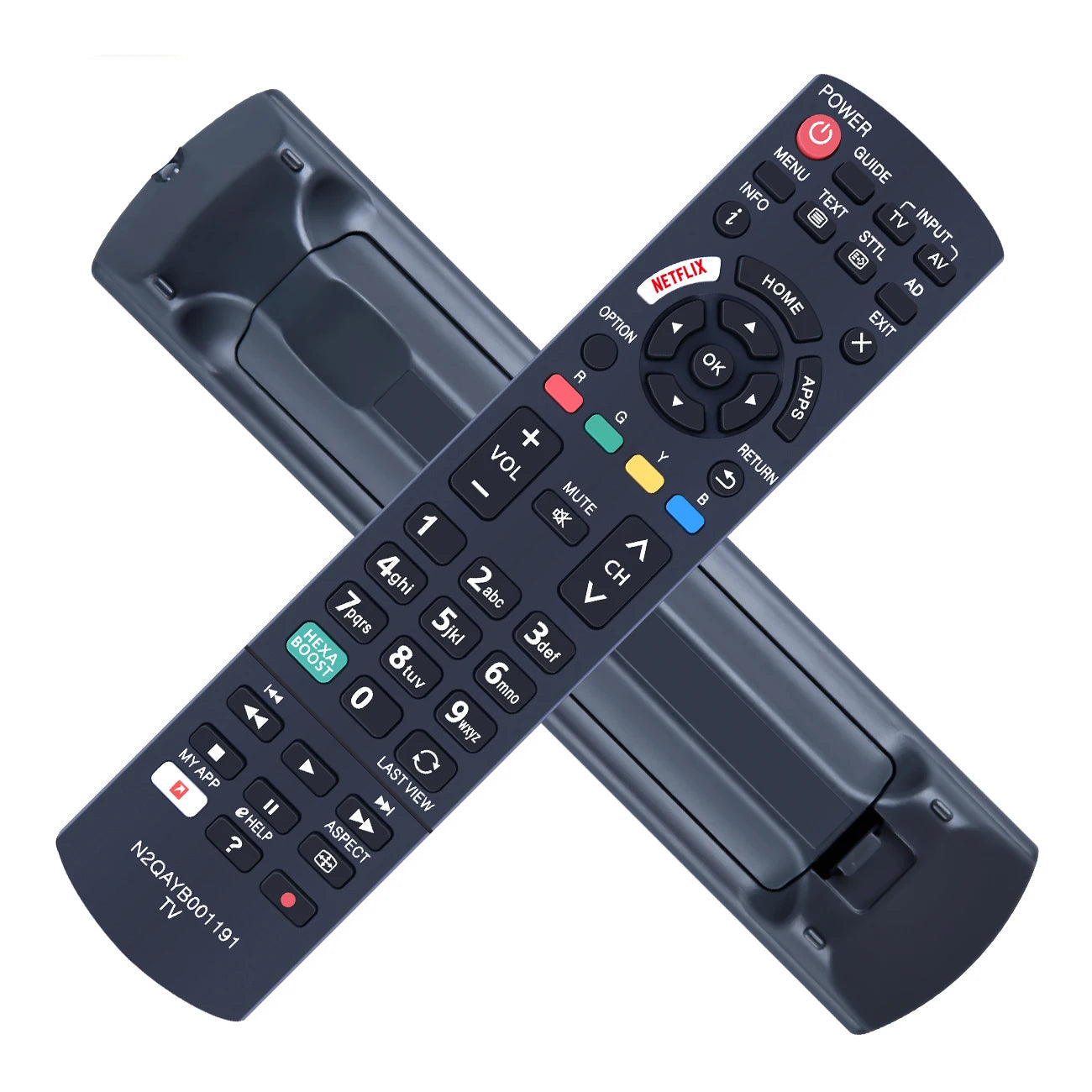 OMETTER N2QAYB001191 TV Remote Control for Panasonic TC-58EX750C TC-65EX750C TH-32FS500A TH-40FS500A
