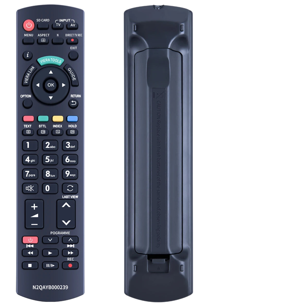 Replacement Remote Control N2QAYB000239 for Panasonic Smart TVs