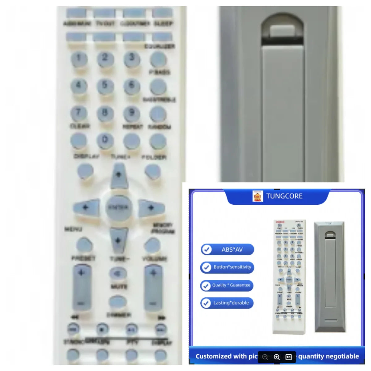Replacement Remote Control for Pioneer X-HM Series Audio Systems