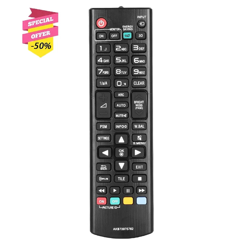 AKB73975762 Replacement Remote Control for 43SL5B 49SL5B 55SL5B 43SE3B 55SE3B 65SE3B LG Display