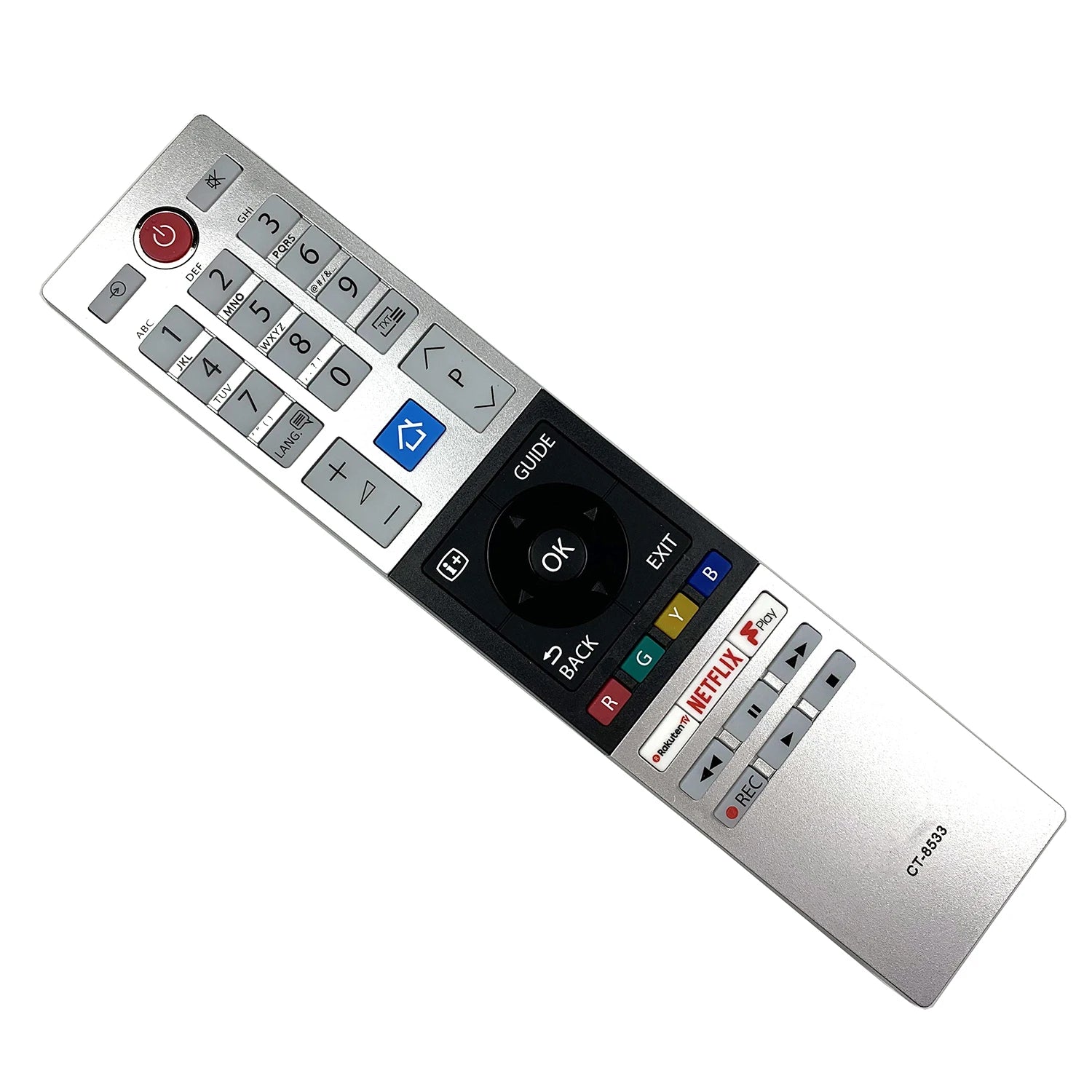 Toshiba CT-8533 Replacement Remote Control for Smart 4K UHD HDR LED Televisions
