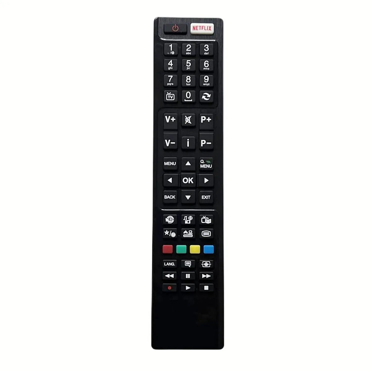 Replacement Remote Control for Smart Television Models Compatible with Techwood TK32ITM15C TVs