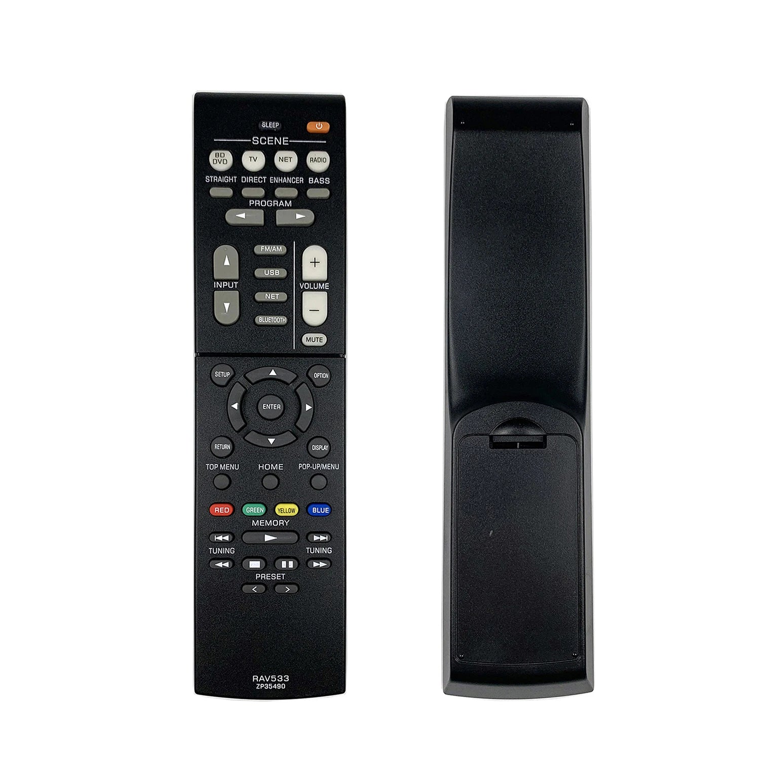 Yamaha RAV533 ZP35490 Replacement Remote Control for RX-V and HTR Series AV Receivers