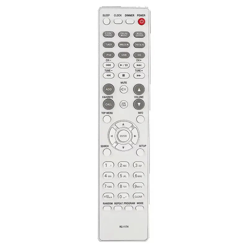 RC-1174 Replacement Remote for RCD-N8 RCD-N9 RCD-N10 DRA-N5 AV-175 Denon Network CD Receiver