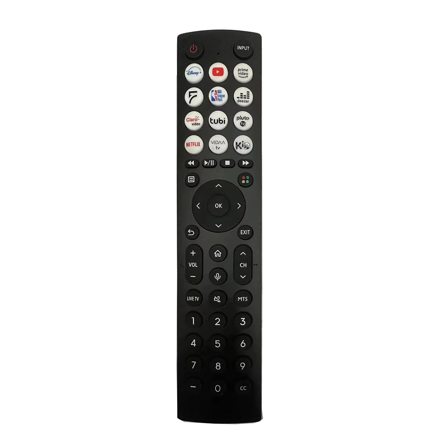 Hisense ERF2B36H Replacement Remote Control for Smart LED Televisions