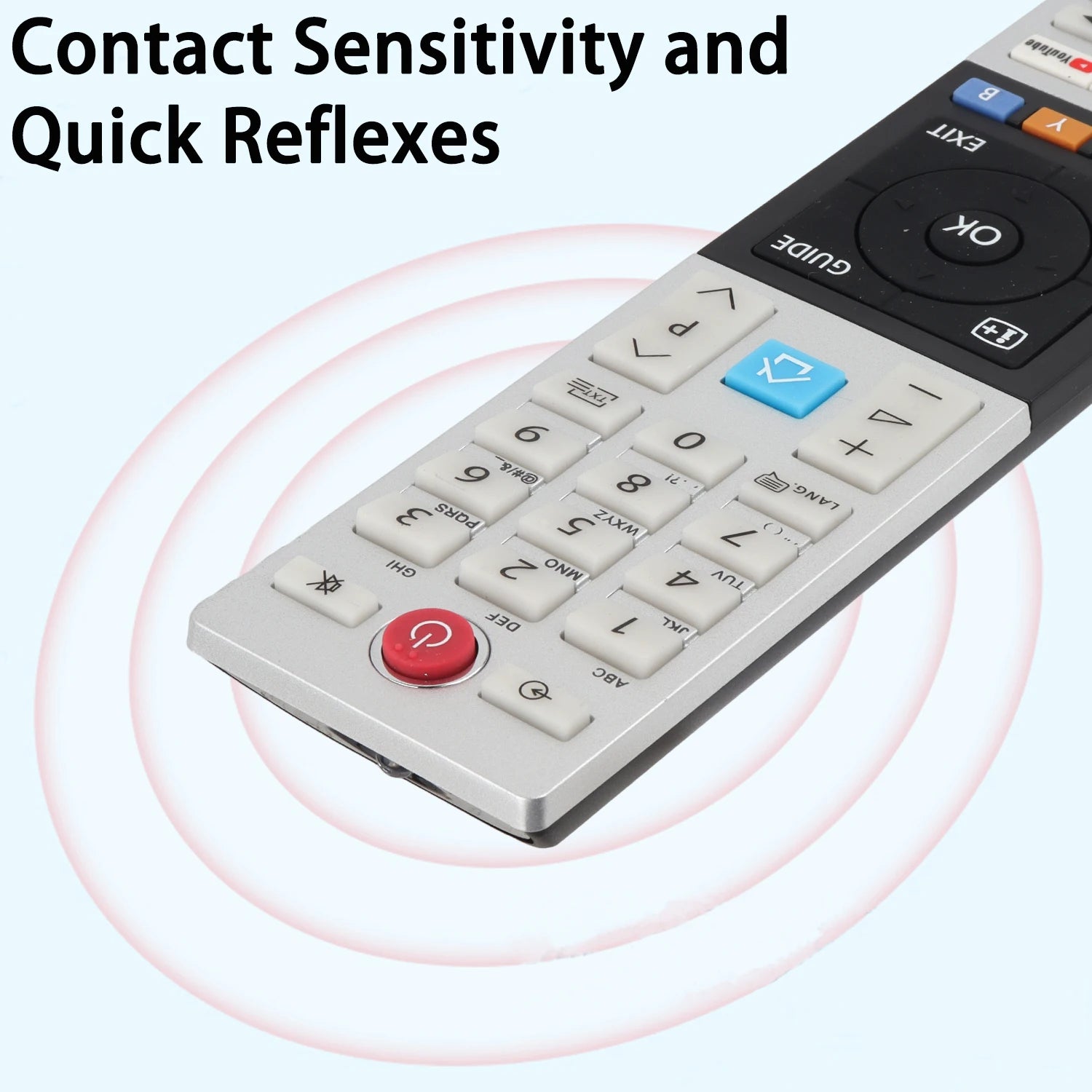 CT-8528 CT8528 Replacement Remote Control for Toshiba 24D2863DB 24D3863DB TV Netflix YouTube Rakuten