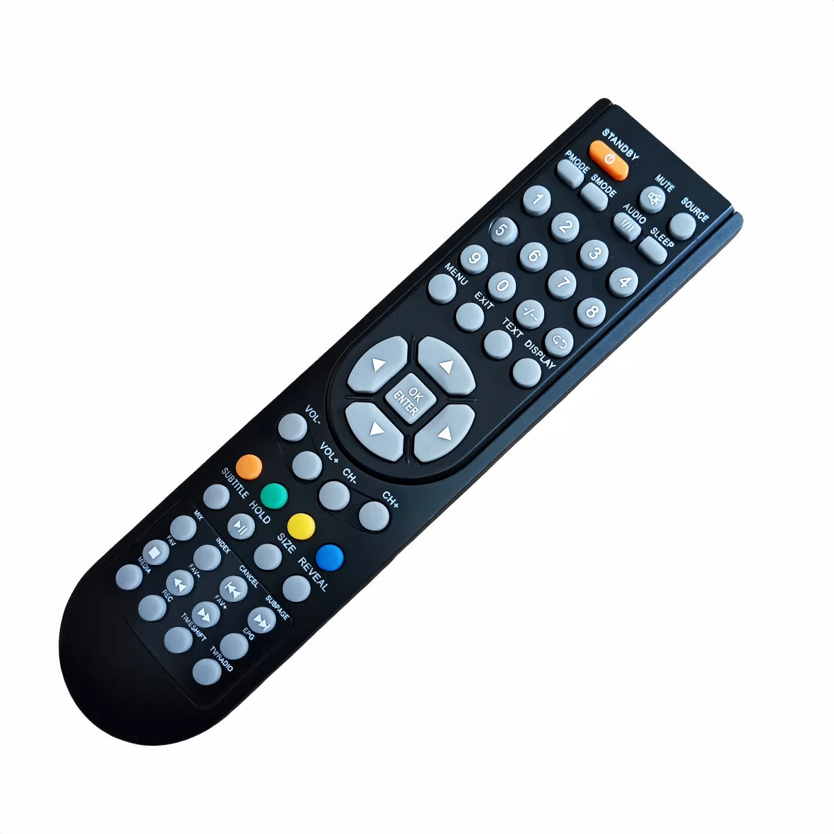 Replacement Remote Control for LCD and LED Television Models Compatible with Quadro and QBELL TV Series