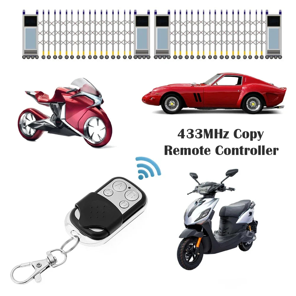 2PCS / 3PCS 433MHz 4-Button Remote Control Duplicator – Garage & Gate Cloner for CAME Remotes