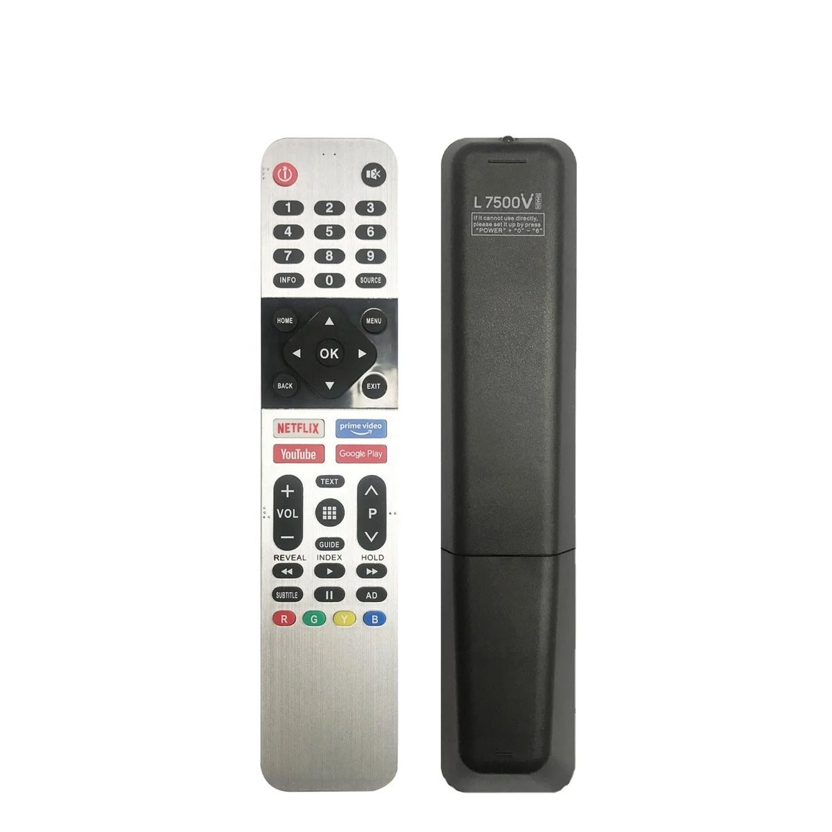 Skyworth HS-7700J Replacement Remote Control for Smart LED TVs 539C-267700-W000 539C-267705-W000