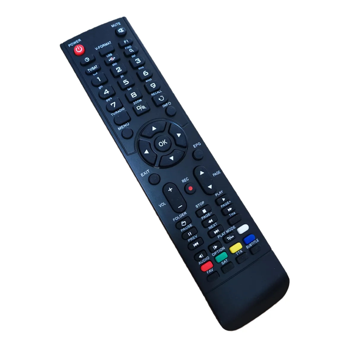 Replacement Remote Control for Amiko HD Satellite Receiver and Set-Top Box Models