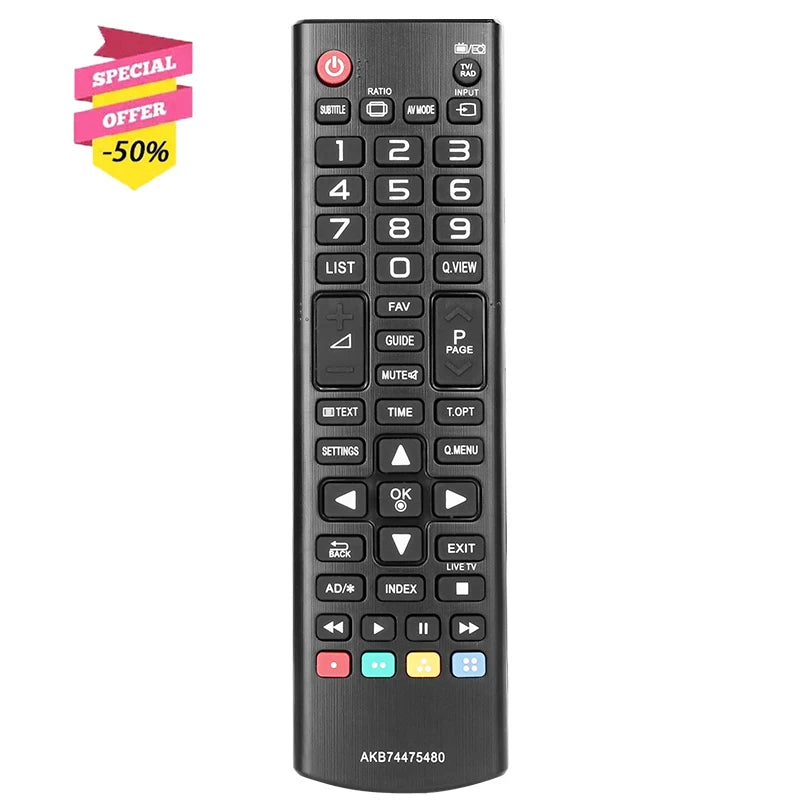 AKB74475480 Replacement Remote for 32LH500D 32LH501C 43LH500T 49UH664V 65UF675V LG TV