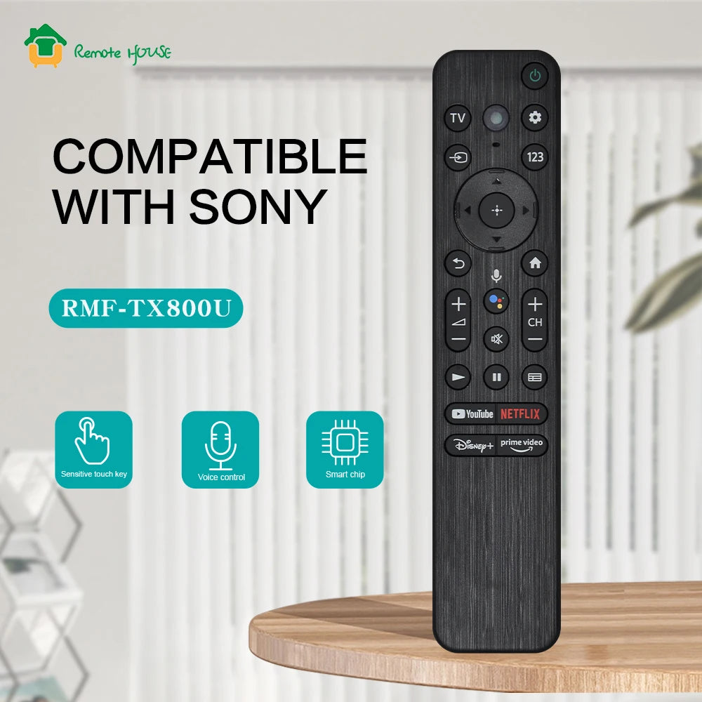 Voice Remote Control Replacement RMF-TX800 Compatible with 4K Smart TV and XR Series Television Models