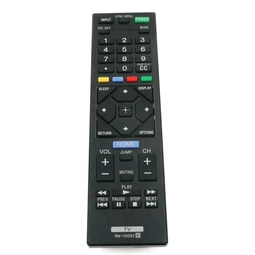 RM-YD092 Replacement Remote Control for KDL-32R410B KDL-32R430B KDL-32R300B KDL-40R474 Bravia TV