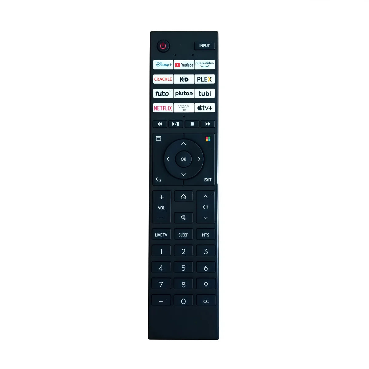 OEM CT-95079 NEW REMOTE CONTROL FIT FOR JTV VOICE ERF3AK80C ERF3AK80C TV