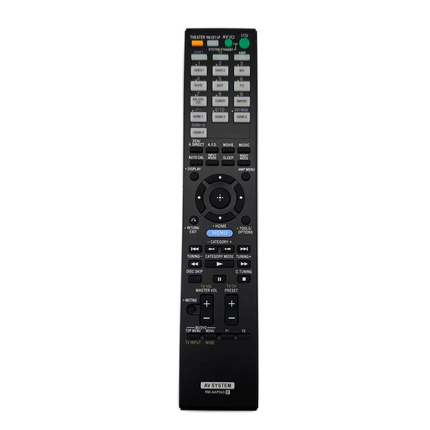 Sony RM-AAP043 Replacement Remote Control for STR Series AV Receivers