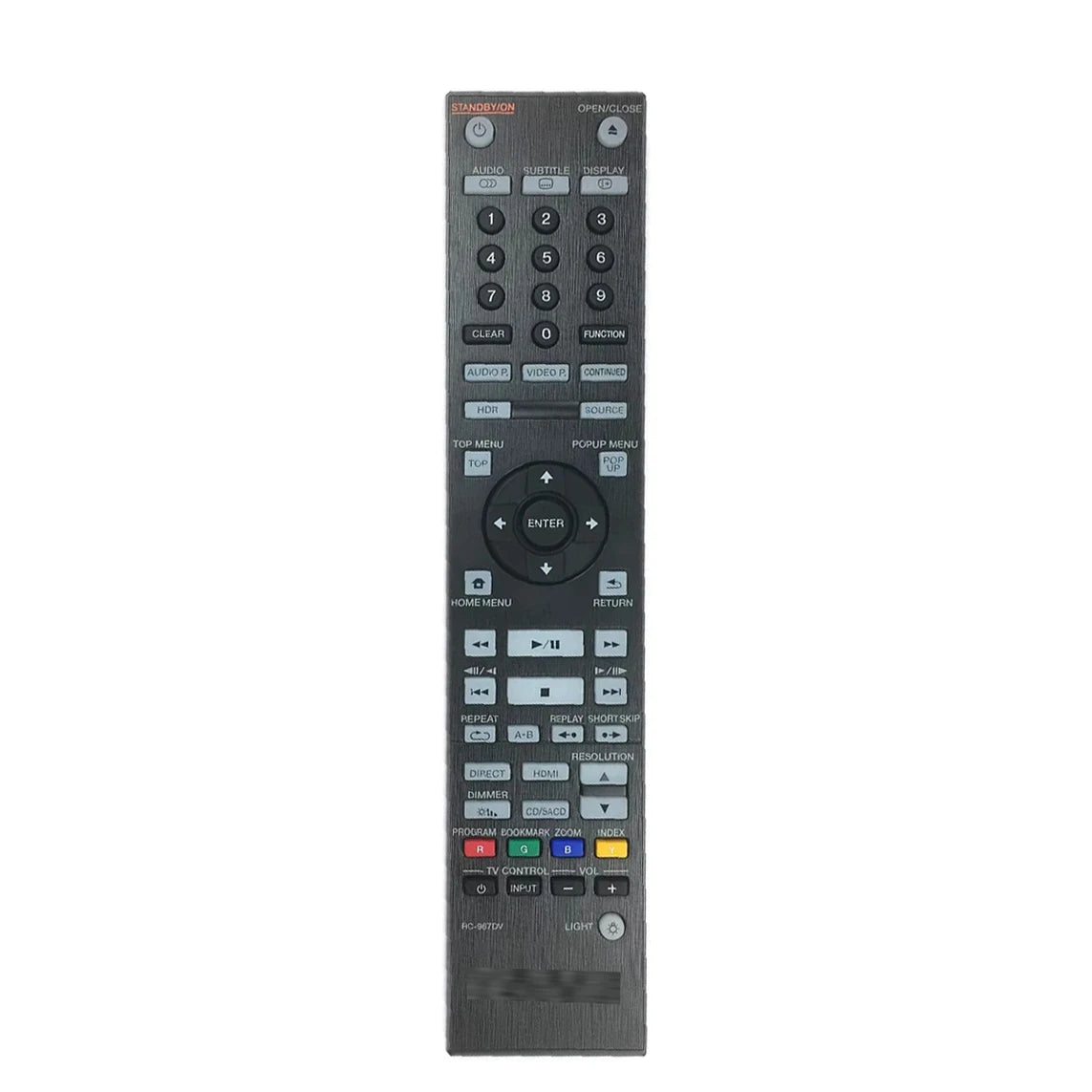 Pioneer RC-966DV Replacement Remote Control for UDP-LX Series 4K Ultra HD Blu-ray Disc Players