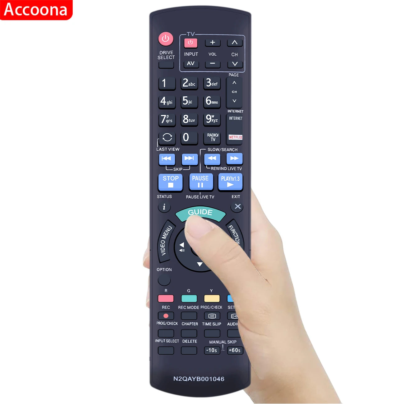 N2QAYB001046 N2QAYB000759 N2QAYB000758 N2QAYB001114 Remote Control for Panasonic DVD Recorder
